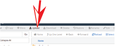 upload cpanel